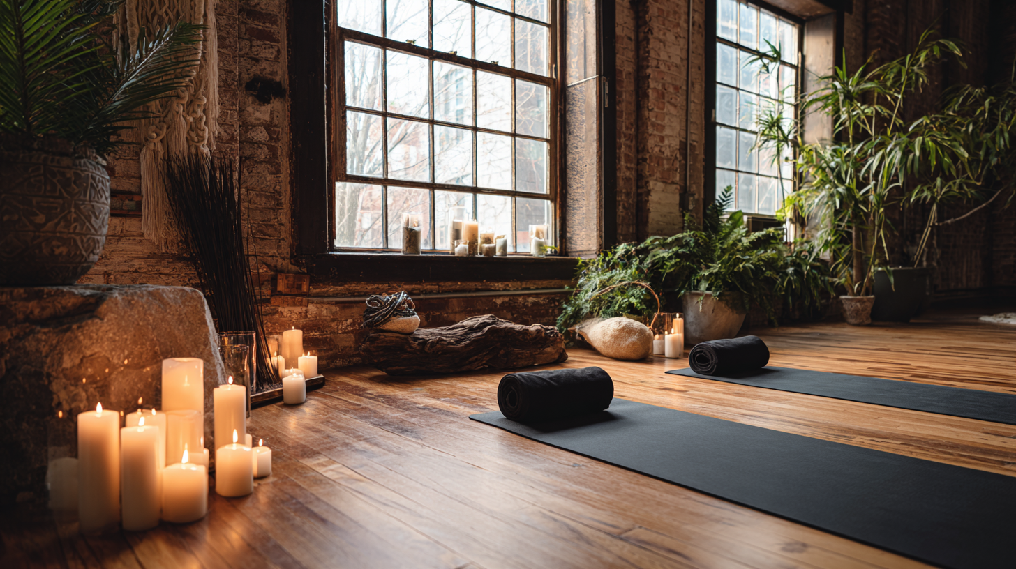 спокійний простір для йоги